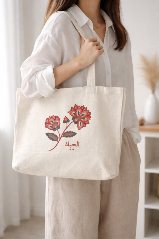 Tote bag XL - La vie